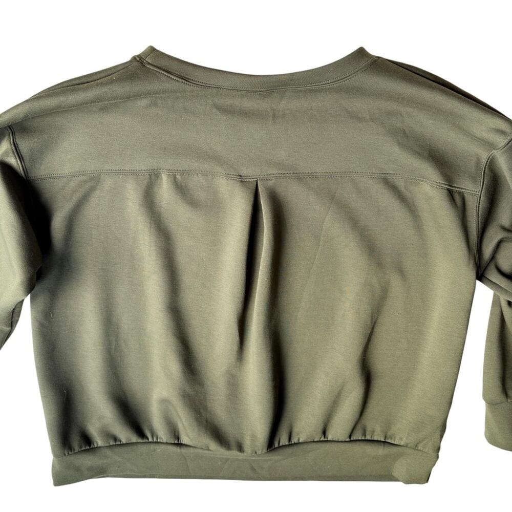 Dear Scarlett Green Classic Crewneck Sweater - Picture 2 of 5